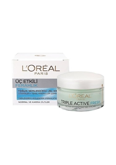 L'Oreal Paris Üç Etkili Nemlendirici Jel Krem 50 ML
