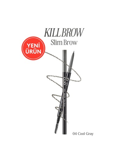 Clıo Kill Brow Slim Brow 04 Cool Gray