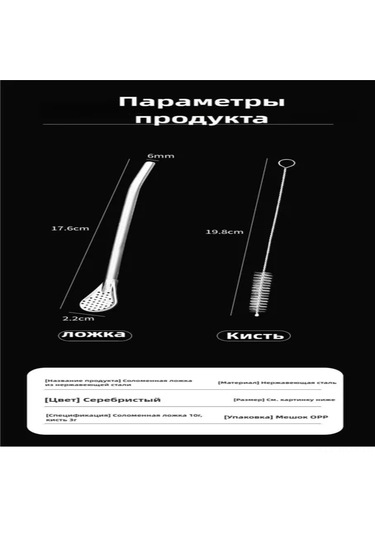 Neevoyu 304 Paslanmaz Çelik 4'lü Set: İçecek Pipeti Ve Karıştırıcı Kaşık, Plastik Atık Azaltıcı, Kahve & Çay İçin Uygun Gümüş