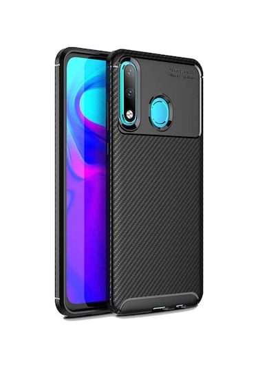 Huawei P30 Lite Kilif Karbon Silikon Case 389460418