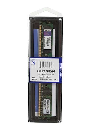Kingston KVR800D2N6/2G 2 GB DDR2 800 MHz PC Bellek