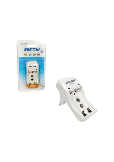 Beston BST-C812 AA-AAA 9 V Pil Şarj Cihazı