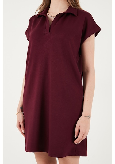 Lela Bayan Elbise 5866153 Bordo Bordo