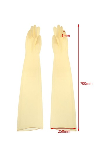 Homyl 1 Çift 70 Cm Endüstriyel Anti Asit Alkali Lastik 700x160x1.0mm