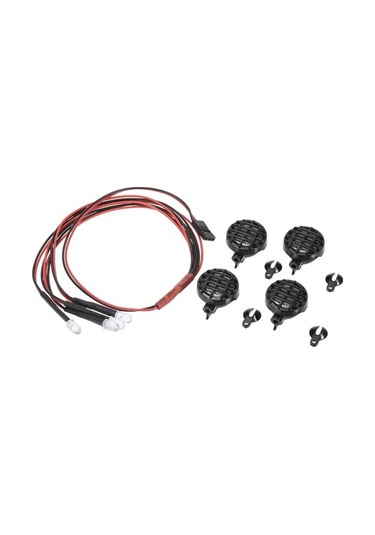 Didadodo Alüminyum Çatı Rafı Ve Led Aydınlatmalı Bagaj Taşıyıcı 1/10 Rc Araçlar İçin