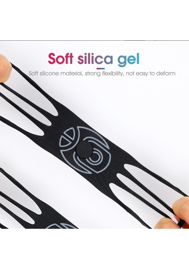 Çok Fonksiyonlu Silikon Bisiklet Cep Telefonu Tutucu Motosiklet Sürme Navigasyon Sabit Braket Mavi Mavi