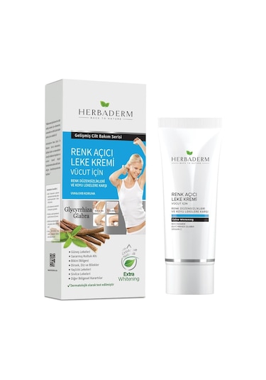 Herbaderm Vücut İçin Renk Açıcı Leke Kremi 60 ML
