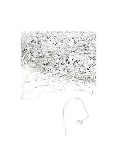 1000 Adet Beyaz Plastik Kilitli Etiket İpi