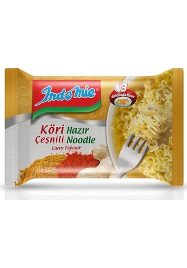 Indomie Köri Çeşnili Hazır Noodle 20 x 70 G