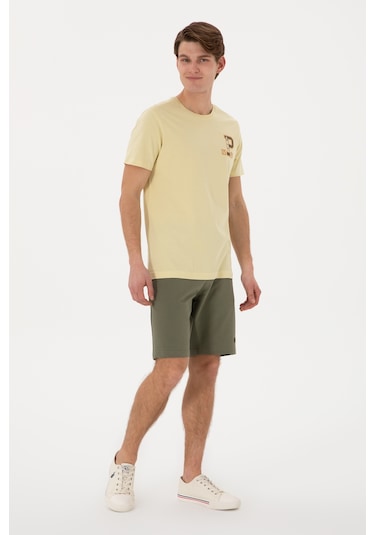 U.s. Polo Assn. Erkek Koyu Haki Şort Örme 50305933-vr111 Koyu Haki