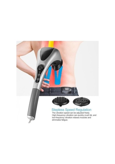 Pazly Vücut Üst Tam Sırt Titreşimli Omuz Masaj Aleti - Elektrikli Çift Çekiç Boyun Bacak Ayak 2251 Çok Renkli Çok Renkli