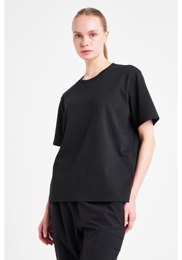 Lescon Kadın Kısa Kollu T-shirt 25n-2119 Siyah