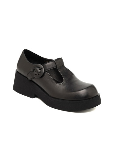 Nero Black Sneaker Günlük Kadın 25k12072 Vergelio Skin Nero Bej