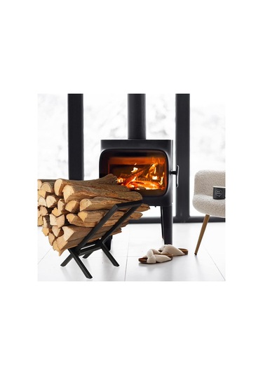 Şömine Kenarı Odunluk Metal Odunluk Odun Kovası