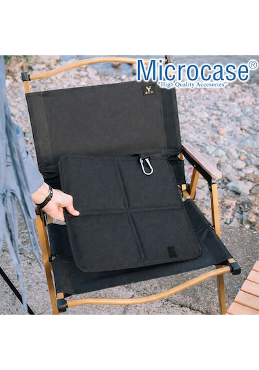 Microcase Piknik Kamp Balıkçılık Outdoor İçin Katlanır Ve Taşınabilir Minder 34x36 Cm 2 Adet Al5563 Haki