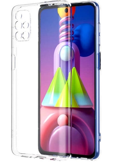 Adige Samsung Galaxy Uyumlu M31s Kılıf Kamera Korumalı Süper Silikon