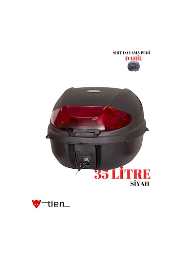 Tien 35 Lt Siyah Motosiklet Çanta