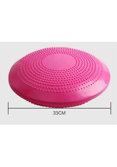 Anjiexun Yoga Topları Masaj Pedi Şişirilebilir Denge Yastığı Gümüş-gri Gümüş-gri