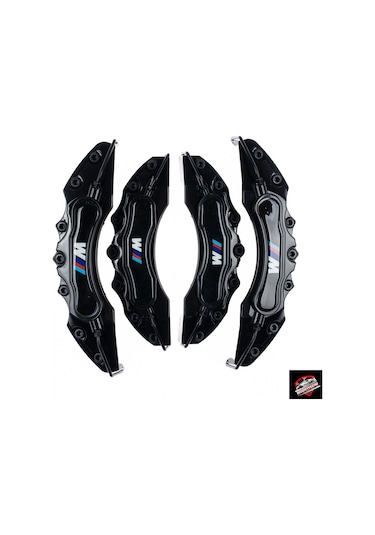 Siyah Bmw M 4'lü Kaliper Seti Yapıştırma Logolu