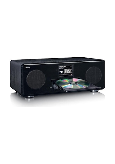 Lenco DIR-261 Internet Radyo Dab + CD Bluetooth Kumandalı FM Radyo Siyah
