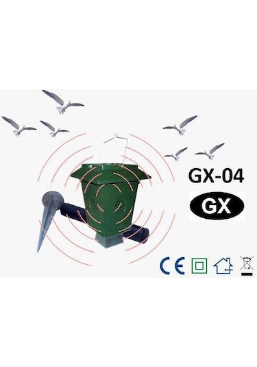 GX-04 Solar Enerjili ve Elektrikli Ultrasonik Kuş Kovucu