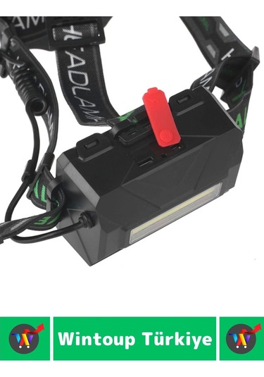 Profesyonel Kamp Balıkçı Deprem Güçlü Işık 8 Mod Yüksek Mesafeli Güçlü Kafa Lambası Çok Renkli