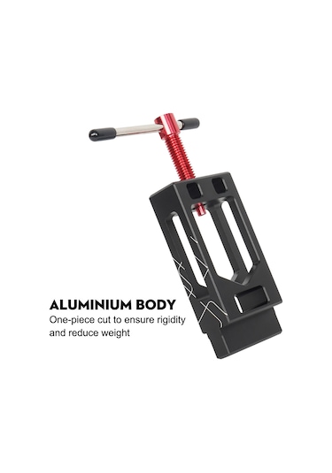 Yifomall Bisiklet Bakımı İçin Hassas Boru Kesici - Çelik/alüminyum, 17-39mm Kalibrasyon, Karbon Fiber Sap Ve Ön Çatal Kesim Aracı Siyah-kırmızı