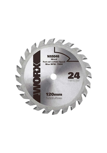Worx Wa5046 120x95 MM Ahşap Kesme Elmas Daire Testere Bıçağı