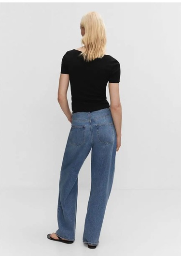 Mango Tişört 166869389 Siyah