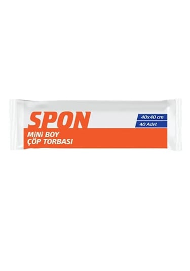 Spon Mini Çöp Torbası 40'lı