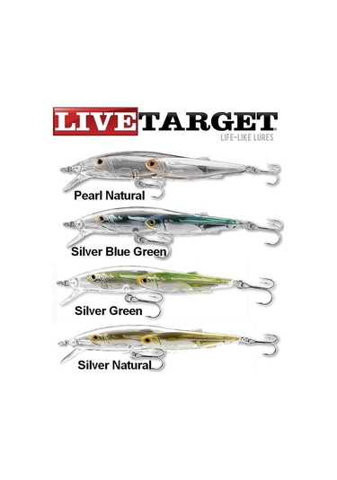 Livetarget Glass Minnow Baitball Jerkbait Suspending Sahte Balığı