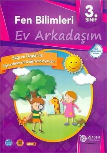 4 Adım 3.Sınıf Fen Bilimleri Ev Arkadaşım