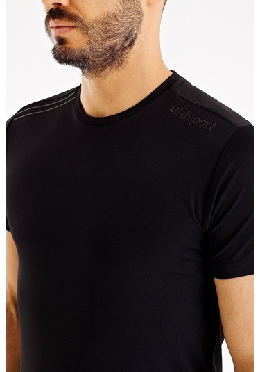 Uhlsport Erkek Günlük T-shirt Kevin M 3202110 Siyah