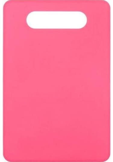 Kırmızı Mutfak Doğrama Kaymaz Kesme Bloğu Düz Renk Pişirme Plaka Tahtası Aracı