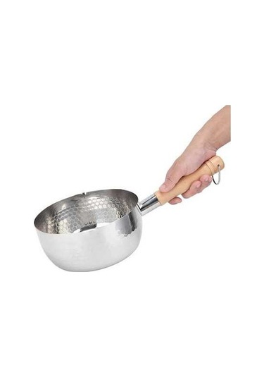 Novahub Paslanmaz Çelik Süt Tenceresi - Derin Tasarım, Yanmaz Sap, Gümüş Gümüş