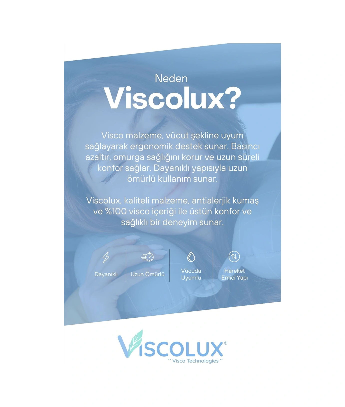 Ortopedik Visco Seyahat Yastığı - Visco Boyun Destekli Yastık 30x30x12 Füme