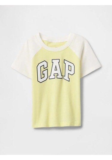 Erkek Bebek Gap Logo T-shirt Sarı-5984 Sarı