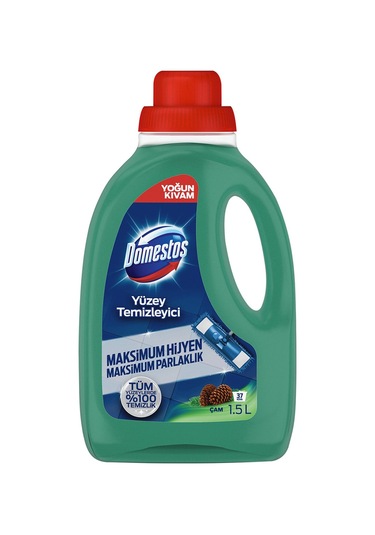 Domestos Yüzey Temizleyici 1500 Ml Çam 2 Li 2'li Set