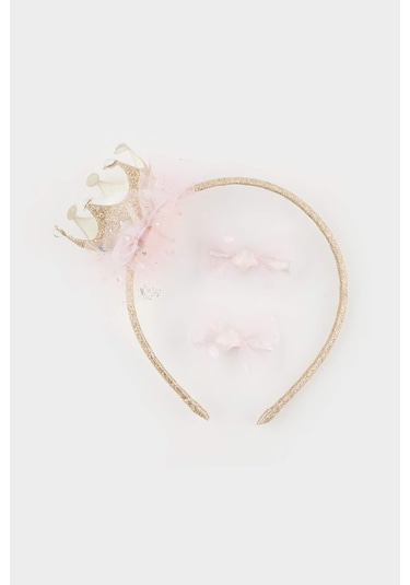 DeFacto Kız Çocuk 3'lü Toka Seti E8111A8NSKR1 Çok Renkli