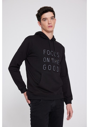 Ds Damat Slim Fit Siyah Sweatshirt 1hce238310119 Siyah