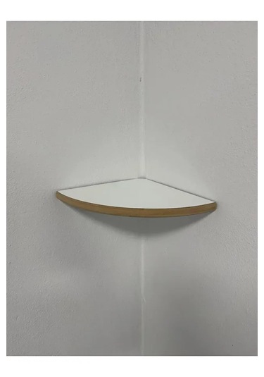 Köşe Rafı Üçgen Kenarlı 25cm 1 Adet Estetik Ve Pratik