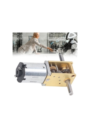 Besthome1 Dc6v 8rpm Yüksek Tork Çift Eksenli Solenoid Motoru 1218-n20 Küçük Boy Sessiz Dıy Projeleri İçin