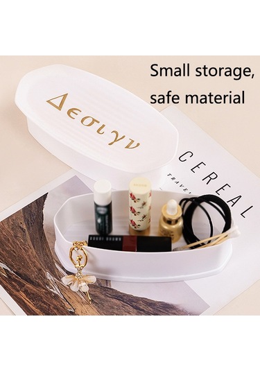 Sones Meyve Çatalı Saklama Kutusu Toz Geçirmez Atıştırmalık Çatalı Kutusu Beyaz Beyaz