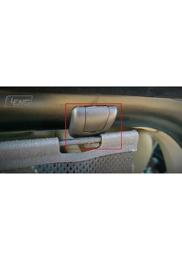 Audi A4 Arka Makam Perde Güneşlik Tutucu Klipsleri - 3d