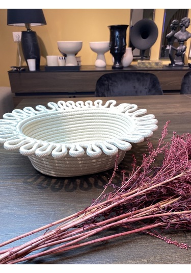 Galaxy Doğal, Jüt, Desenli, Sepet, Dolap Içi, Çocuk Odası, Düzenleyici, Saklama Sepeti Krem