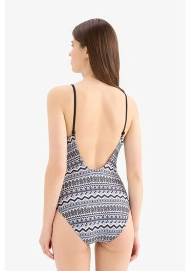 Defacto Regular Fit Etnik Desenli Mayo-fall İn Love T3656az25smbk81 Siyah