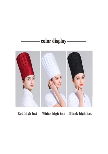 Kosona Erkek Kadın Yetişkinler İçin Esnek Kumaş Ayarlanabilir Pamuklu Mutfak Şapka, Siyah Beyaz Renkli Aşçı Çalışma Kaskısı