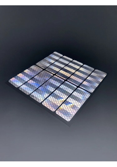 Anruspack Beyaz Yansıtıcı Etiketler 240302597