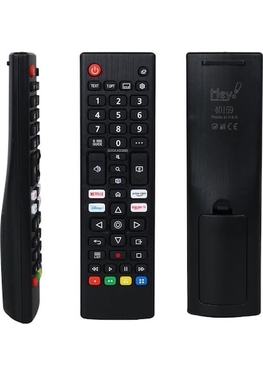 Hey Netflix Prime Video Tuşlu Lcd Led Tv Kumanda Akb76040305