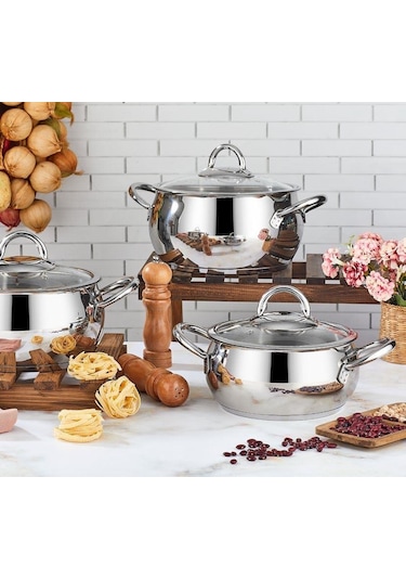 Deppo Kahramanlar Elit 5'Li Tencere Seti